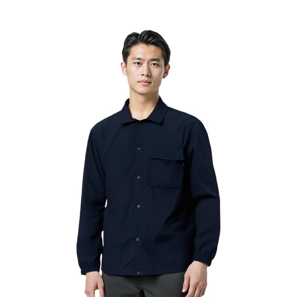 Timberland Polo Sport Fashion Long Sleeve Shirt Men Shirts Navy-Blue A5M46-433