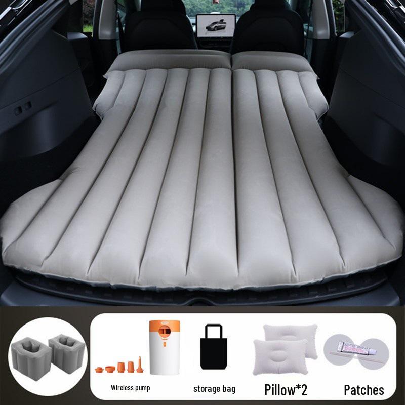 Tesla Model Y/3 Rear Seat Inflatable Mattress - Foldable Car Sleeping Pad