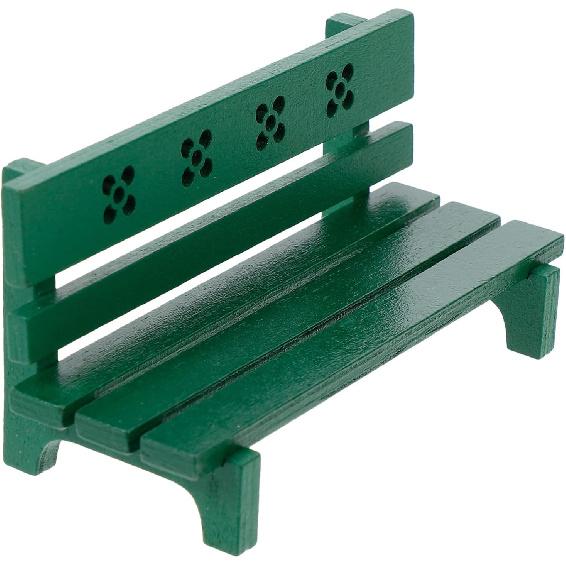 

BESPORTBLE Dollhouse Miniature Park Bench: Fairy Garden Chairs Patio Wooden Bench Mini Village Dollhouse Accessories For Indoor Garden Dollhouse