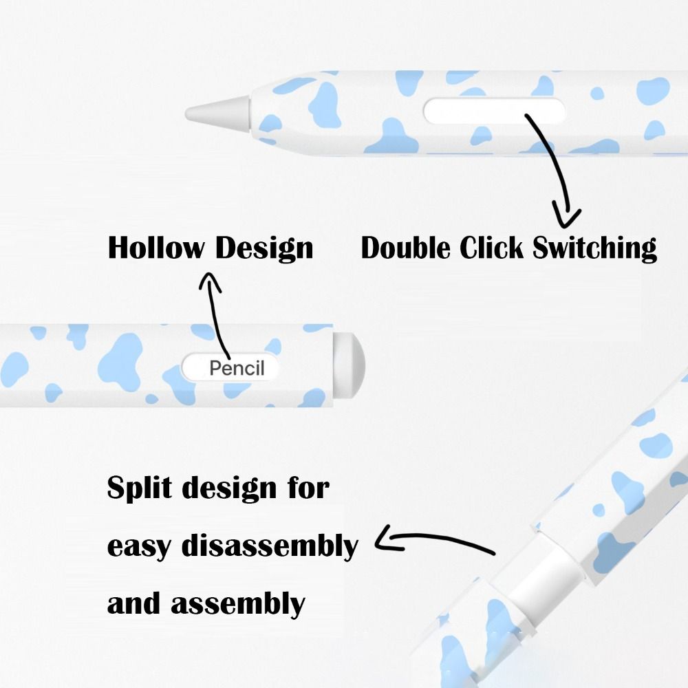 Flüssige Silikon-Stifthülle, beeinträchtigt nicht die Ladefunktion des Stifts, Schutzhülle für Apple Pencil 2/Pro