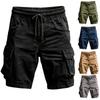 Men's New Style Outdoor Shor tPants Fashionable Men's Workwear Multi-pocket Casual Straight-leg Shorts Pants