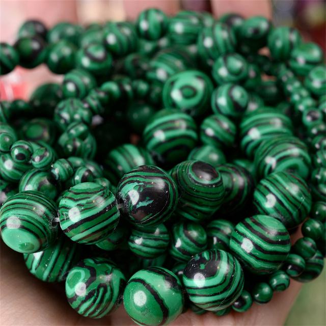 Natural Stone Beads Lava Jaspers Tiger Eye Quartz Agates Round Loose Beads for Jewelry Making DIY Bracelet Accessories 4-12MM