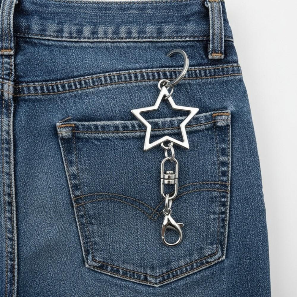 10Pcs Multi Styles Keyring Pendant 360 Rotate Keychain DIY Accessories  Jewelry Accessories