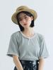 Fabric Seoul Lace Ribbon Tshirt