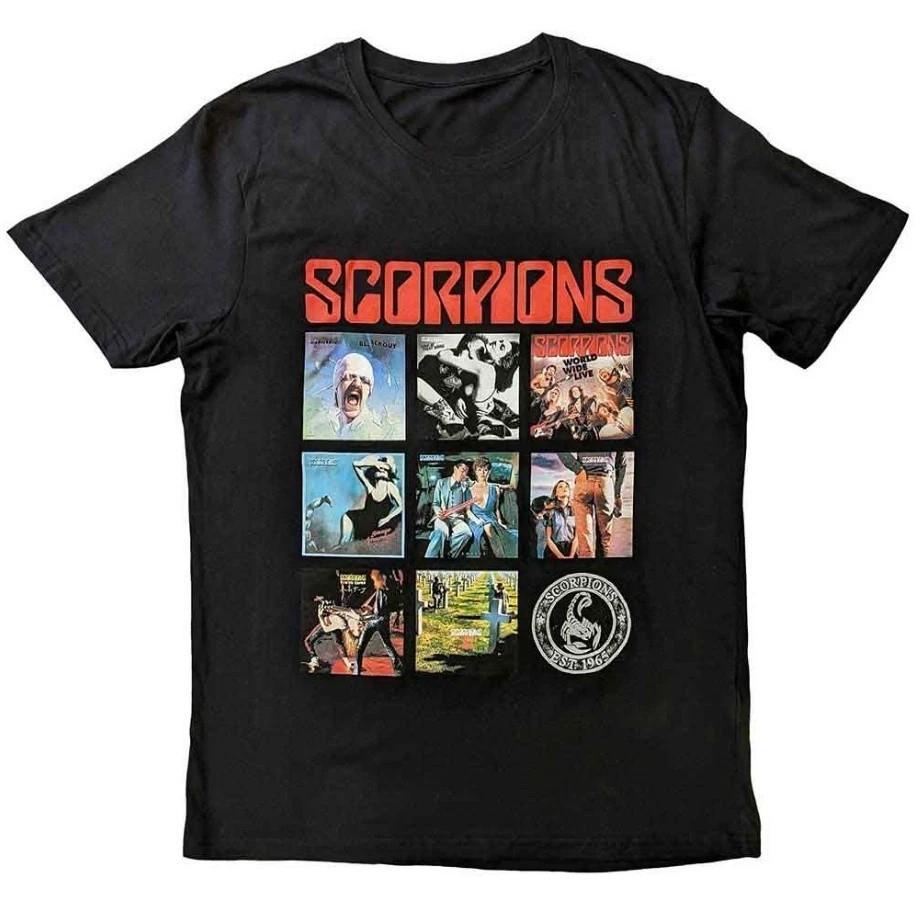 Scorpions Band Remastered Black Unisex Tee Cotton Shirt All Size MI1090 S разноцветный
