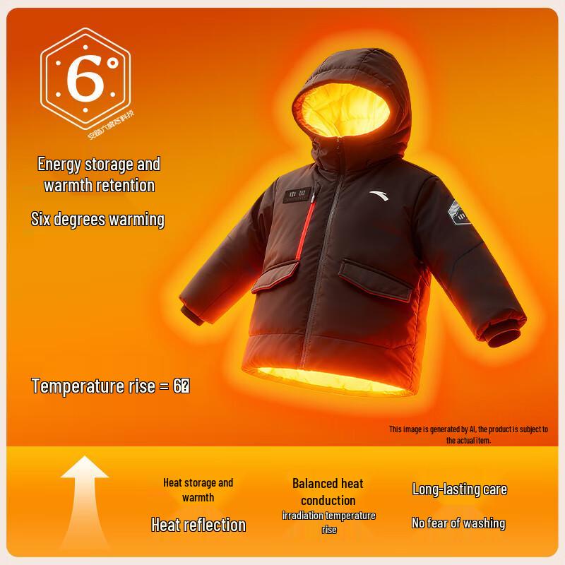 ANTA Kids Boy s Winter Duck Down Jacket 110