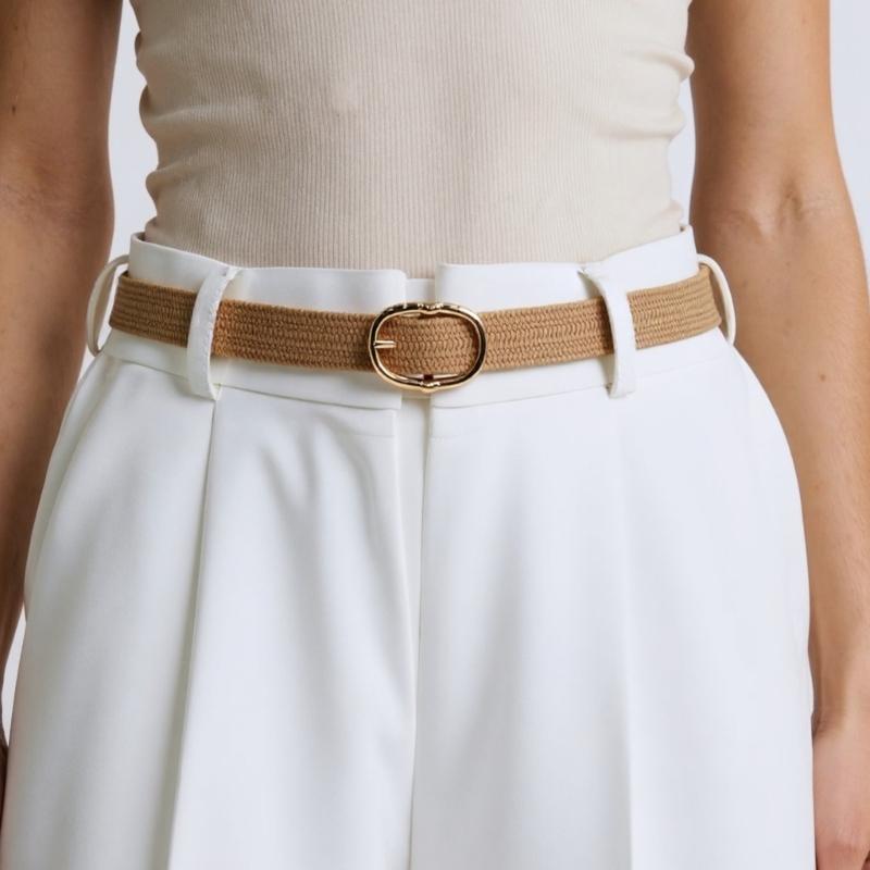 Braided Waist Belt Woven Braided Belt for Wrap Dress Night Club Skinny Belt for Party Dancing Beach