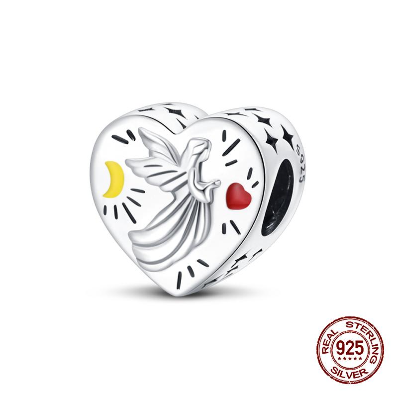 100% Copper Guitar Sax Headphones Musical Instrument Charms Beads Fit Pandachoriginal Bracelets Diy Jewelry