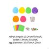 Easter Foam Stickers Craft Kit Egg Bunny Creative Decoration for DIY Projects