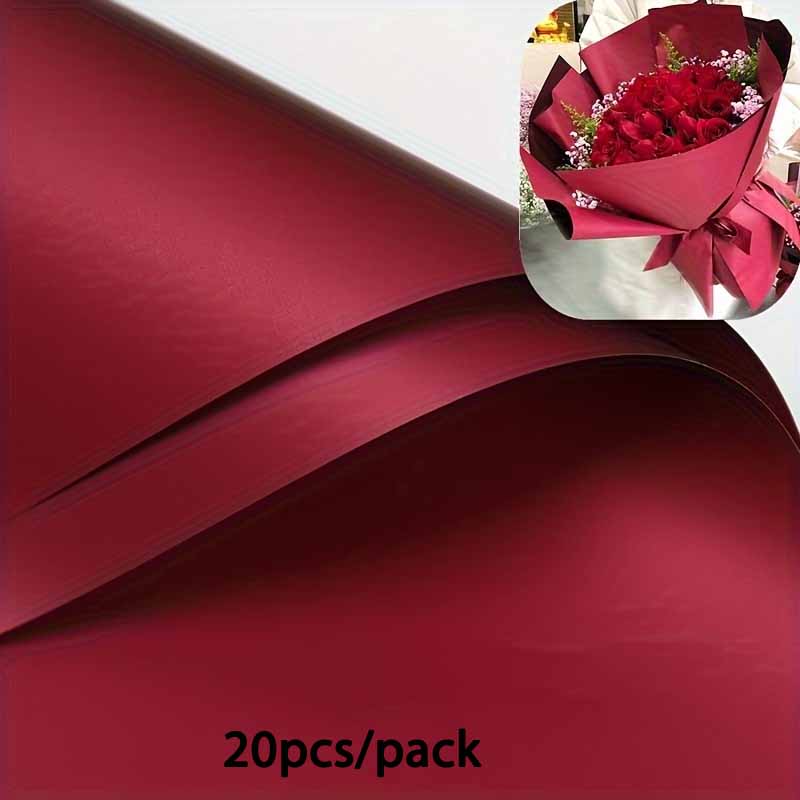 20 Sheets Korean style waterproof Flower Wrapping Paper Florist Bouquet Paper DIY Crafts gift wrapping paper 58 x 58cm/22.8x 22.8 inch