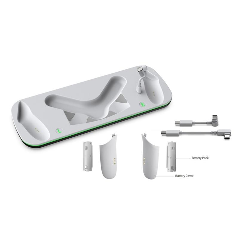 Magnetic Fast Charging Stand for 3S Accessories with Two Rechargeable Batteries