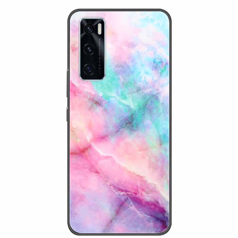 Pro Vivo Y70 Pouzdro Mramorové Měkké Silikonové Zadní Kryty pro Vivo Y70 Kryt Telefonu pro Vivo Y70 Y 70 VivoY70 Coque Funda Roztomilý Kreslený