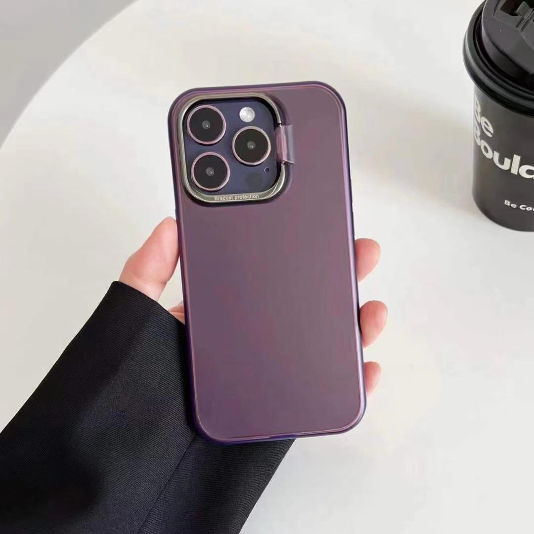 

Fashionable Iphone12 Invisible Stand Phone Case Suitable for Apple 13promax Matte Anti-drop Protective Case Mini iPhone 15 Pro max 6.7 inch