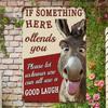 Metal Wall Art Giraffe with Piña Colada Sign for Bar Man Cave Gift