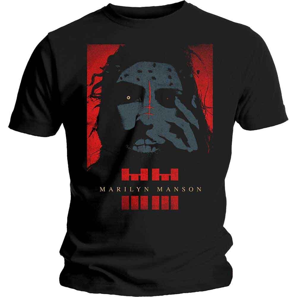 Черная новая унисекс футболка Marilyn Manson Rebel XL