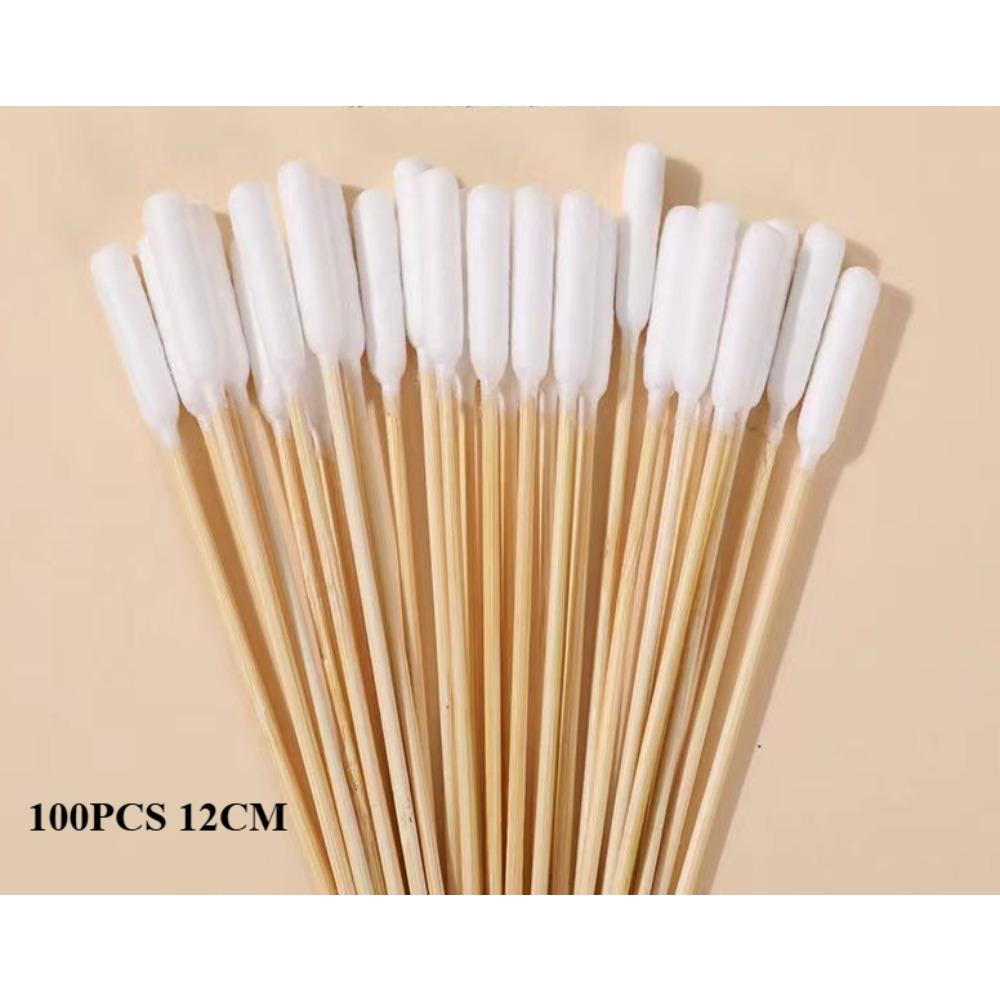 

100/300/500 шт. Ватные палочки для ушей питомцев, Палочки из хлопка для животных, Ватные палочки для удаления ушной серы у кошек и собак, татуочистка, татуаксессуары