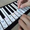 Removable Piano Key Stickers for Beginners & Kids Fashion Piano Sticker Keyboard Note Notation Stickers Staves Stickers