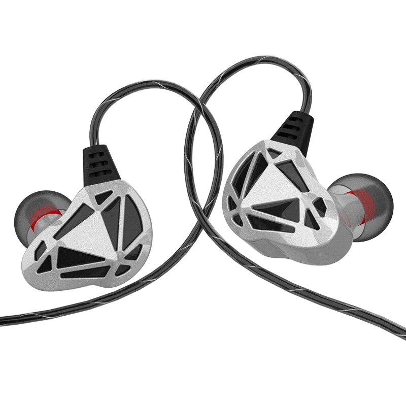 QKZ AK7 Copper Driver HiFi Wired Earphones Sport Headphone Bass Stereo Super Clear Gaming Headset Music In Ear Earbuds With Mic