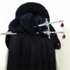 Fashionable Chinese Swords Tassels Hair Jewerly Accessories Decoration for Women Featuring Gold and Silver Finishes