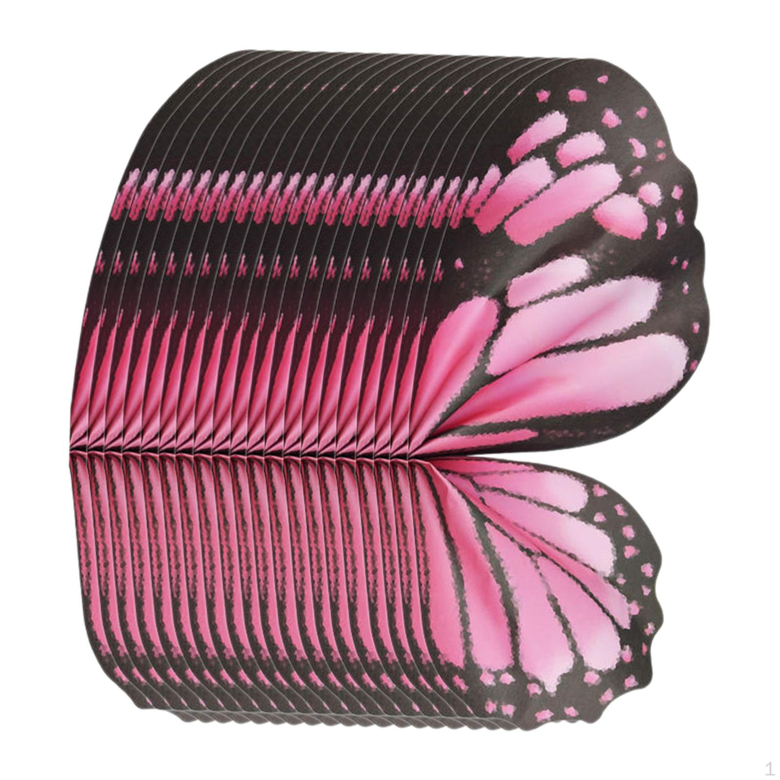 

Цветочная упаковочная бумага с крыльями бабочки для праздничных мероприятий pink black