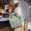 Schoolbag1011 Contrasting Color Backpack Japanese Simple Versatile Handbag Middle School Student Backpack Wholesale Campus Style