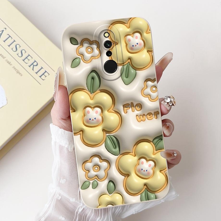 Cool Soft Silicone Case For Xiaomi Redmi 8 8a Phone Case Shockproof Back Cover For Redmi8 Redmi8a Rabbit Panda Cartoon Fundas