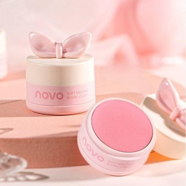 NOVO - Spring Blossom Blusher - 4 Colors 01 Cat Claw Pink - 2.3g