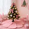 Kerstboomrok en Ornamenten Mat van Kunstkonijnenbont