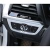 For BMW X3 G01 X4 G02 2018- Matte Silver Headlight Control Button Cover Trim
