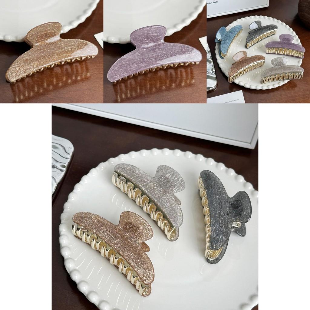 Luxurious Colorful Acrylic Hair Claw Clip With Chic Aesthetic For Stylish Women's Hairdos