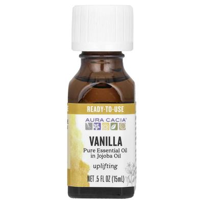 Pure Essential Oil Jojoba Oil, Vanilla, 15Ml(0.5Fl Oz)