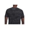 Under Armour Rock Johnson Series Casual Sports UA Round Neck Fashion Versatile Short Sleeve T-Shirt Men T-Shirts Black 1389898-001