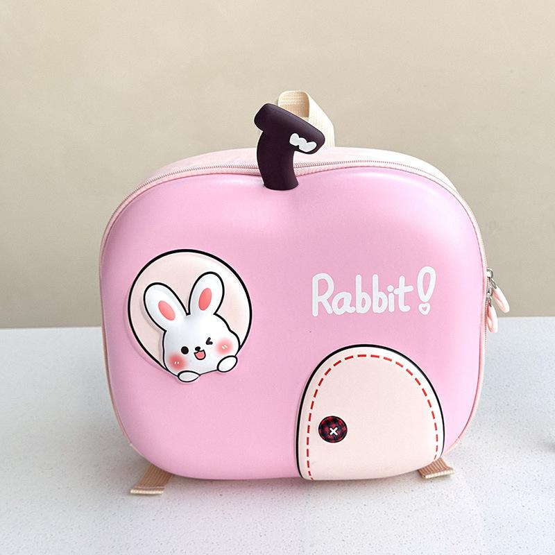 

Modeling Backpack Apple With Eva Eggshell Backpack Suitable For Children Яскраво-рожевий