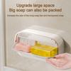 Large Waterproof Soap Box Punch-Free Bathroom Drain Soap Box Soap Dish  Bathroom Accessories