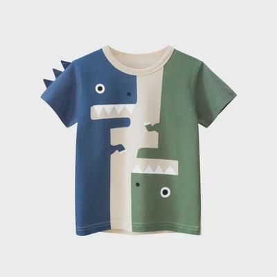 Maglietta Dinosauro Stile Coreano 27kids Estate 2025 per Bambini