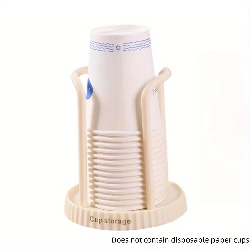 Elegant Disposable Cup Holder-sturdy Paper Cups for Efficient Storage Organizer-perfect for Spa Home, Office Coffee Shop Use