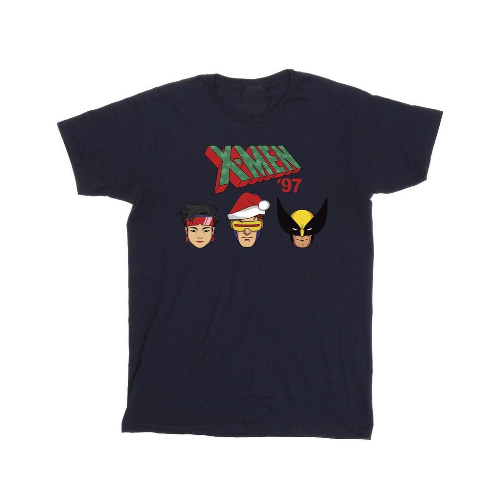 X-Men 97 Mens Head Christmas T-Shirt