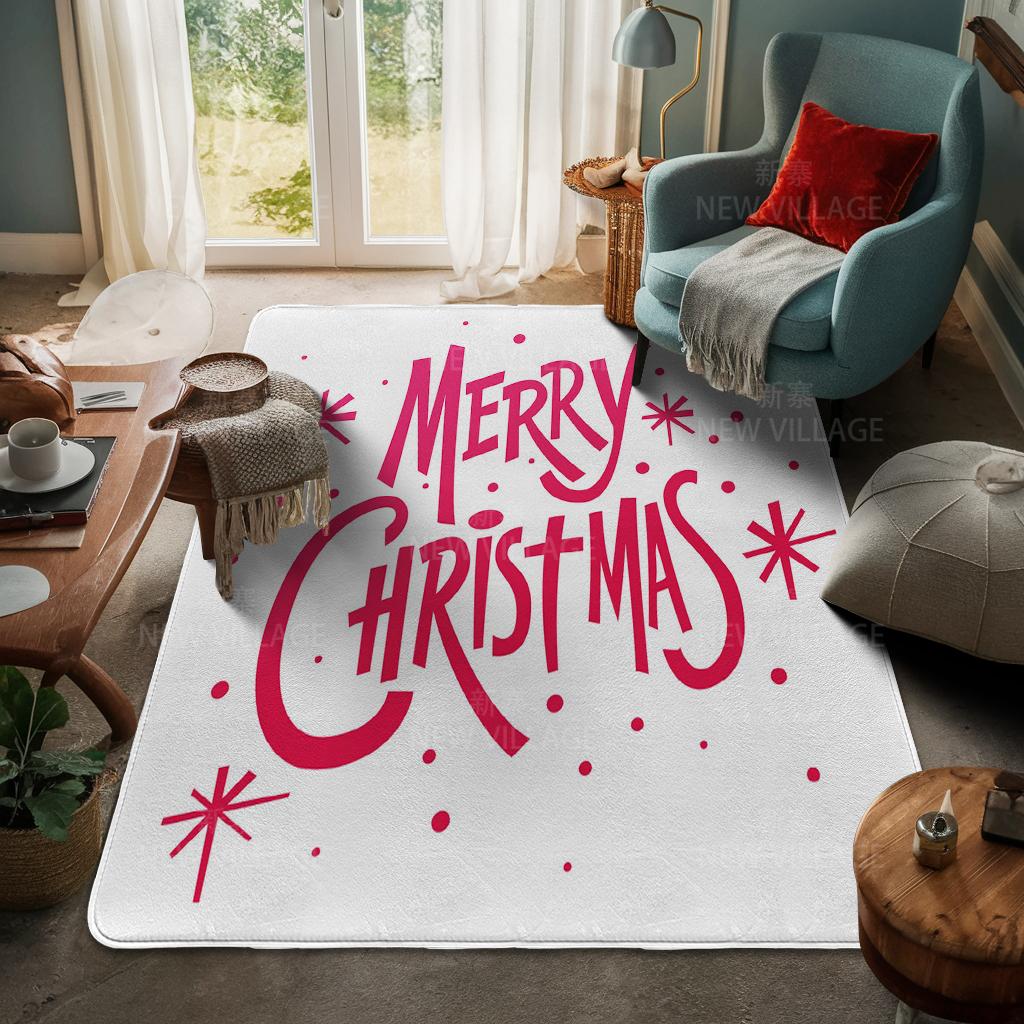 Koberec ke vchodu do domu Rohožka ke dveřím do domu Obývací pokoj Vana Koupelna Protiskluzové koberce s absorpcí vody vana Veselé Vánoce zima
