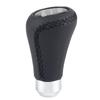 Universal Car Vehicle 6 Speed Gear Shift Knob PU Shifter Stick with 3 Hoses Black