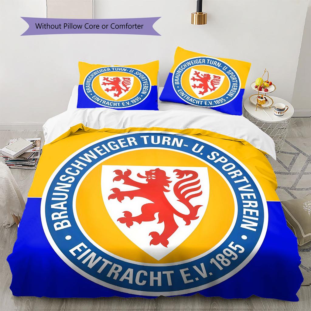 Eintracht Legacy Bedding Quilt Set Quilt Cover Pillowcase Home Decoration Birthday Gift (1 * duvet cover + 2 * pillowcase, without core)