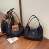Large capacity lightweight versatile tote bag women's 2026 summer simple leisure class commuter shoulder armpit bag