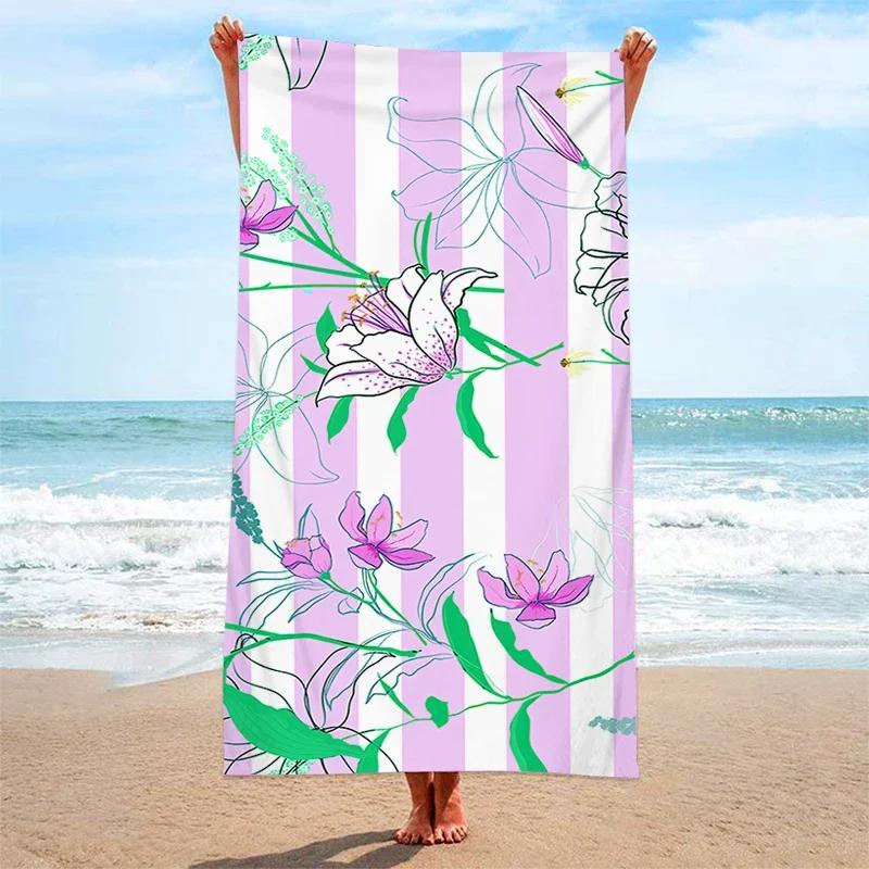 Übergroßes Seestern Strandtuch Dick Sandfrei Mikrofaser Schnelltrocknend Super Saugfähig Tropisches Blatt Baum Sonnenuntergang Schwimmen Sport Handtücher