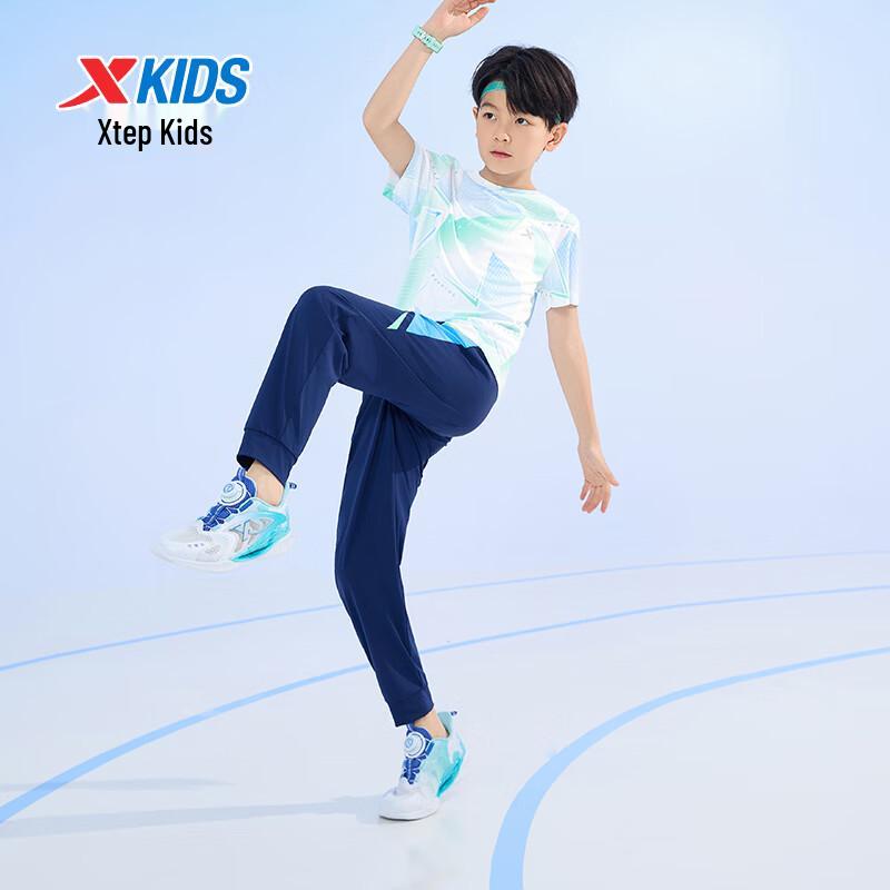 Xtep Youth Breathable Printed Sports T-Shirt