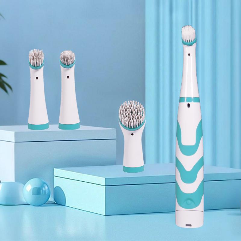 Electric Cleaning Brush Multi-Functional Household Kitchen and Bathroom Brush Shoe Brush Handheld Powerful Cleaning Tools