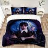Gothic Spider Web Portrait Print 3Pcs Bedding Setduvet Cover With 2 Bedropillowcase Home Birthday Gift