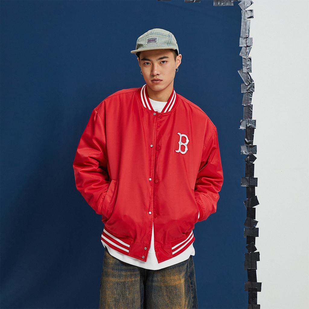New MLB SS24 Jackets Coats Spring And Autumn Unisex Red 3AJPQ0141-43RDS