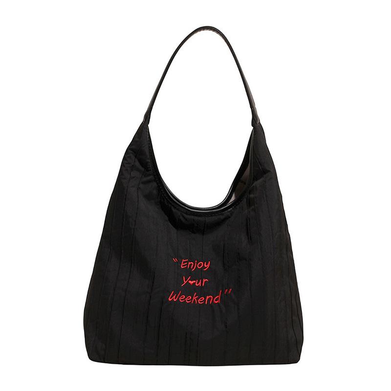 Large Capacity Canvas Bag Women's 2025 Spring and Summer New Fashion Shoulder Bag Casual Niche Versatile Portable Tote Bag