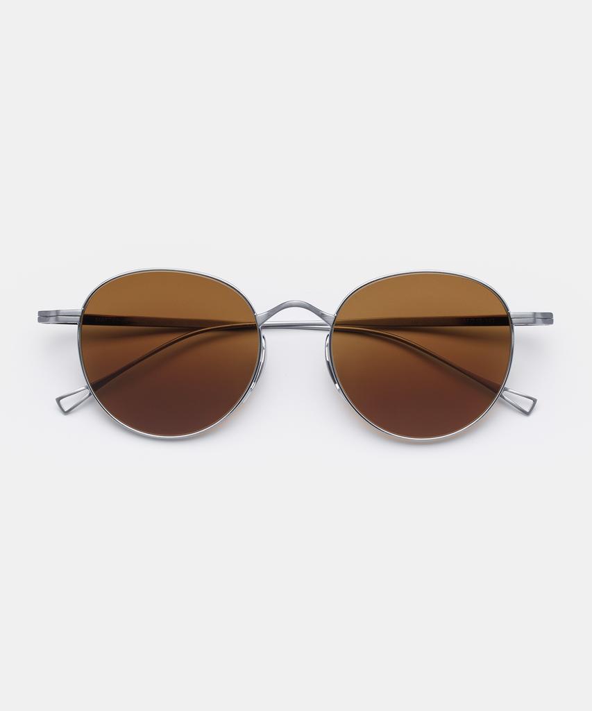 Maeteupeojeu Mp-13 Titanium Sunglasses Brown Silver