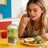 Sprouting Jar Kit Glass Health Vegetables Grow Broccoli Sprouts Growing Kit For Gardeners Beginners Homesteaders Kitchen