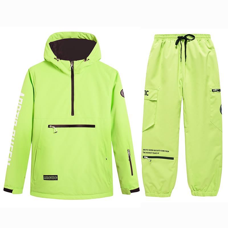 Windproof Men s & Women s Ski Hoodie and Pants Set S【Unisex】